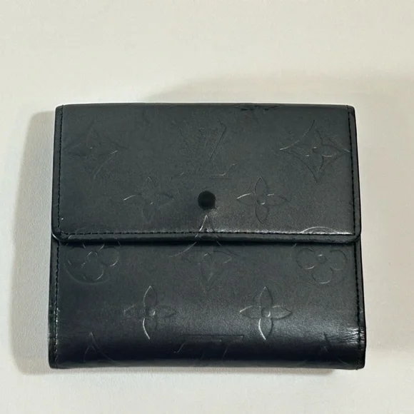 Louis Vuitton Monogram Mat Portefeiulle Elise Trifold Wallet - Picture 2 of 12